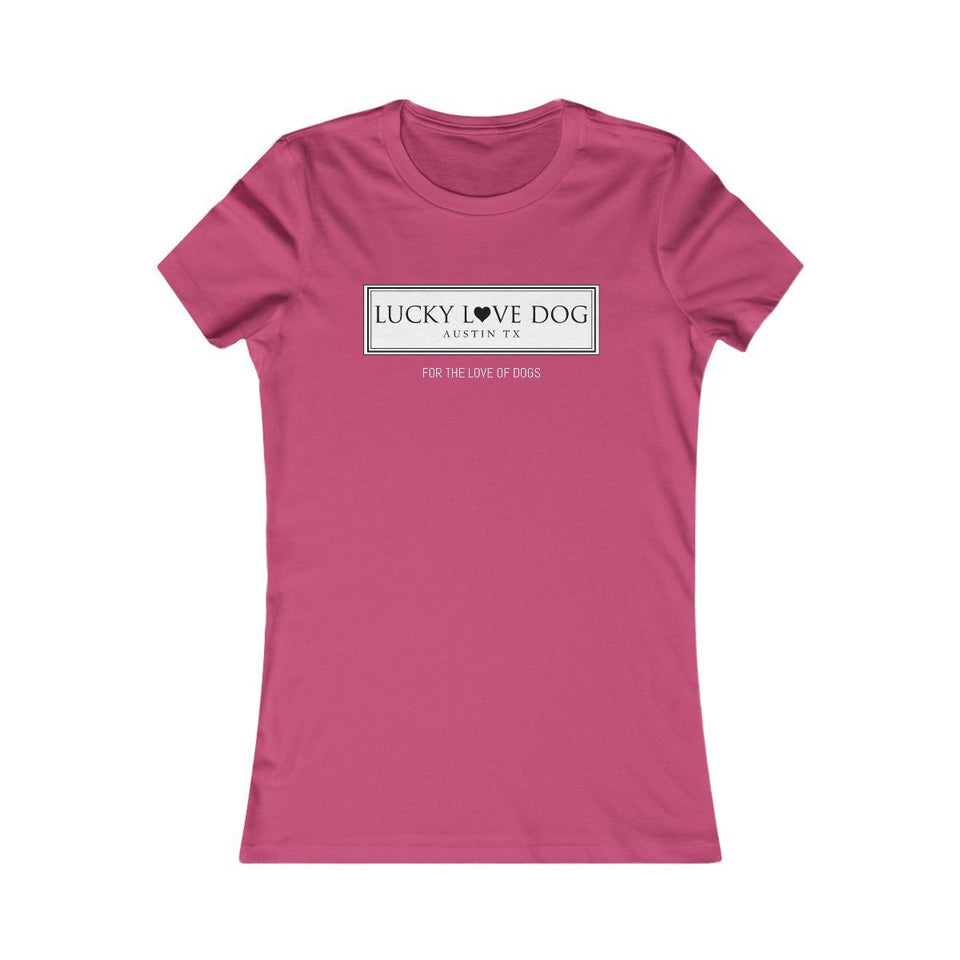 Lucky Love Dog Signature Tshirt for Dog Moms