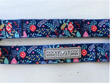 blue holiday dog collar