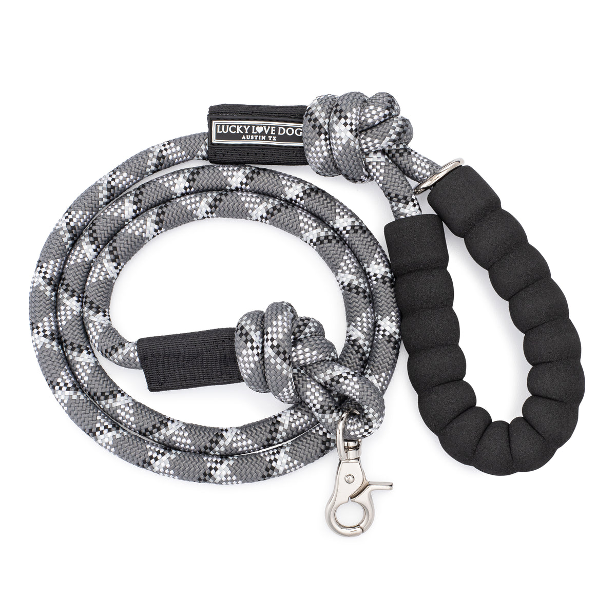 Pewter Austin Rope Leash